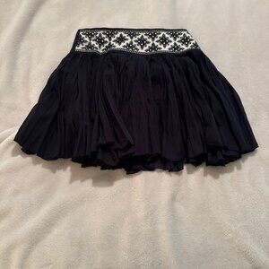 Free People FP One Black Kelisi Mini Skirt Size XS